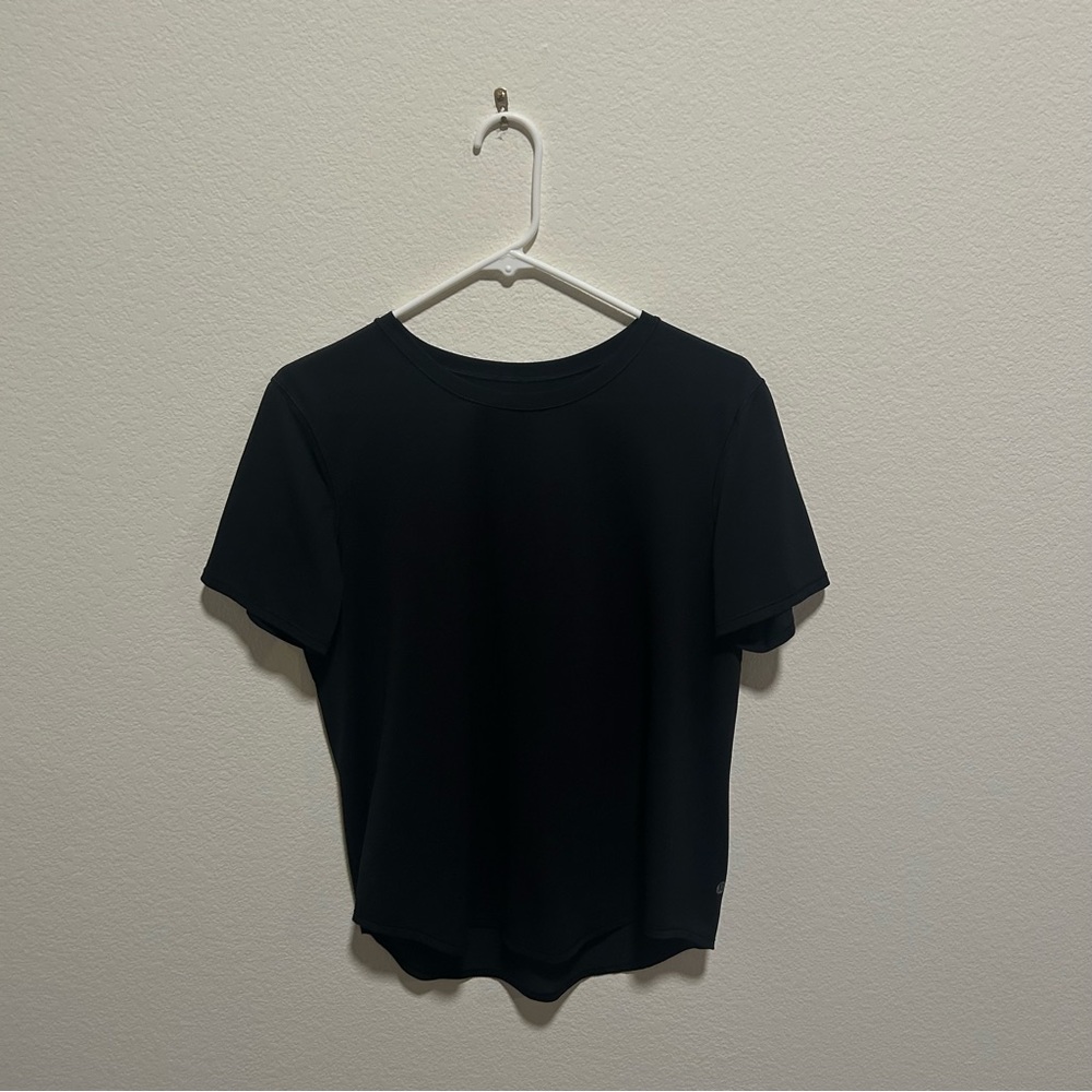 Lululemon athletic mesh boxy Black Women's Top